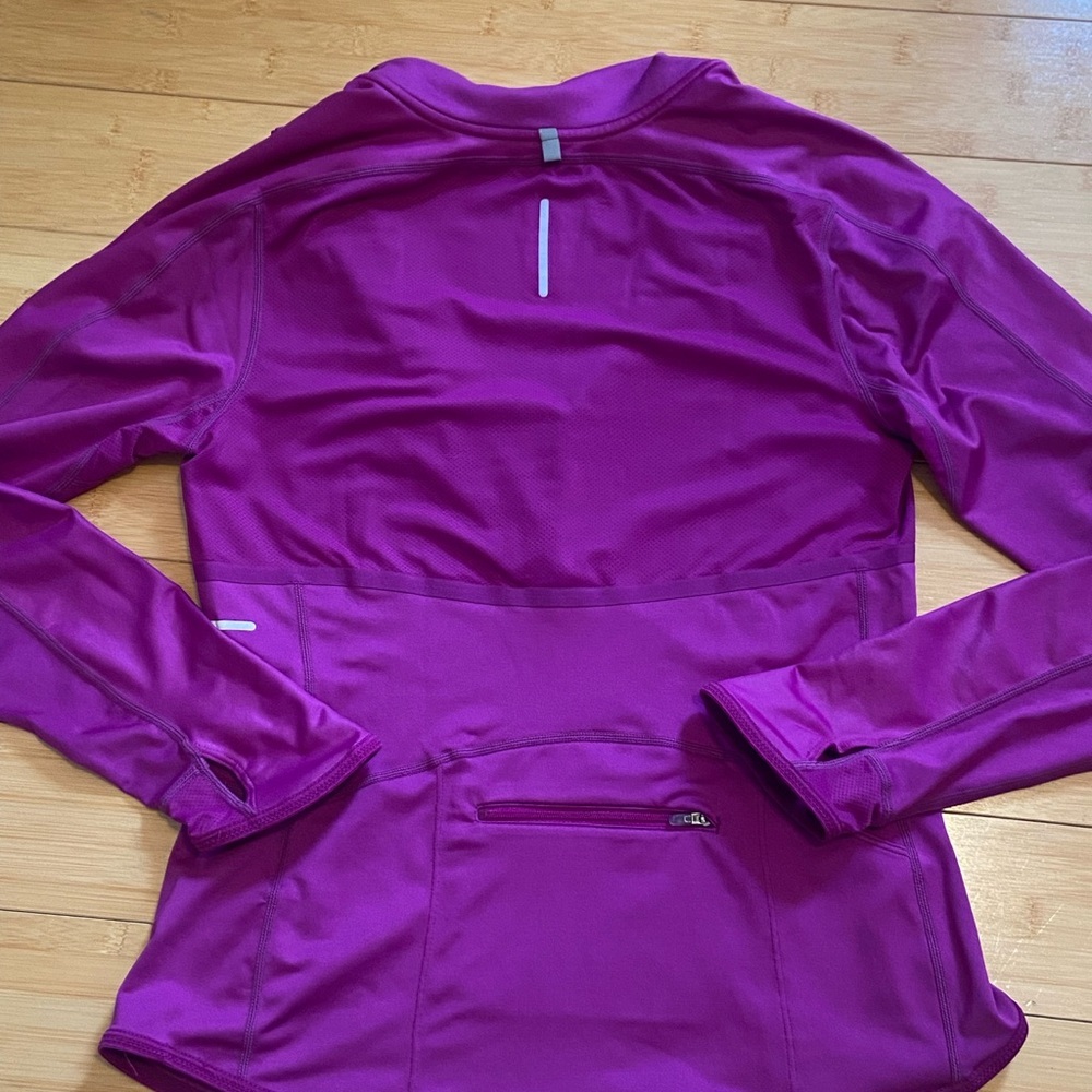 Nike Dri-Fit Half Zip Running Pullover Magenta Women’s Small - Picture 9 of 11